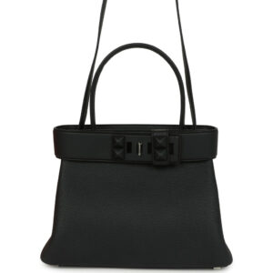 Hermes Medor Bag Black Togo and Swift Palladium Hardware