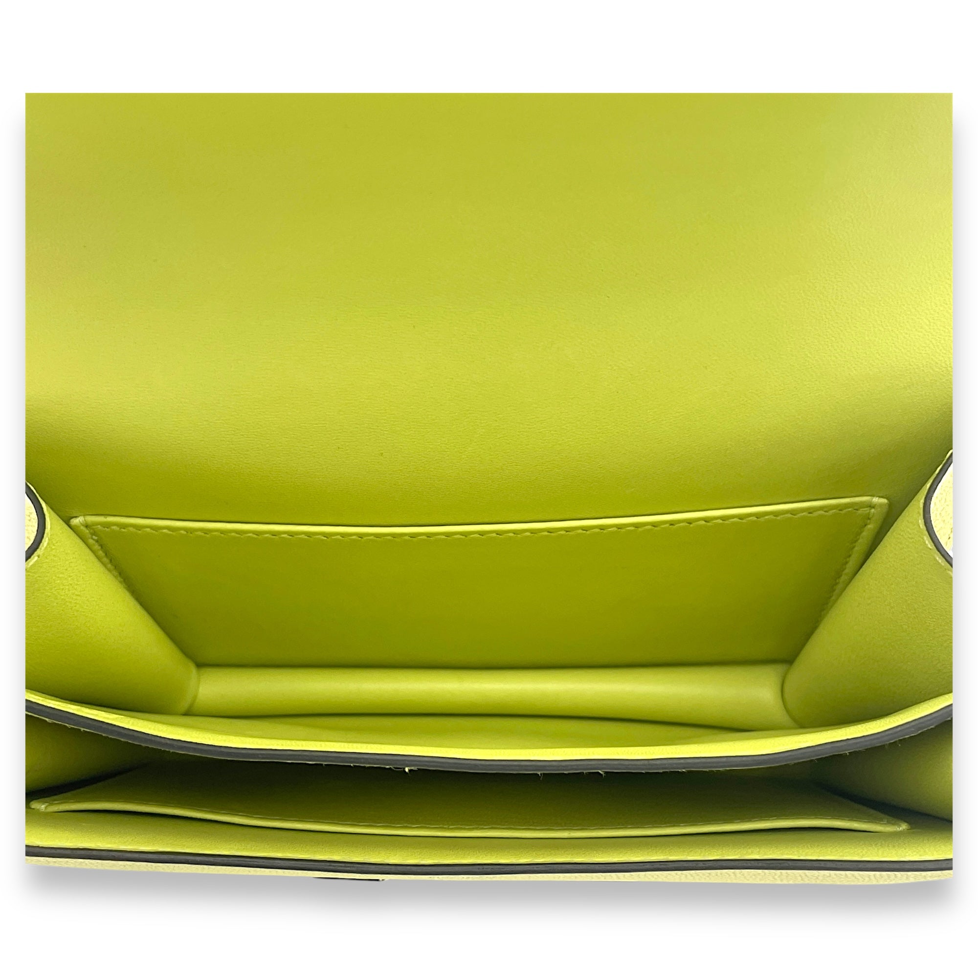 Constance 18 Jaune Bourgeon in Chevre Leather, Palladium hardware - Image 12