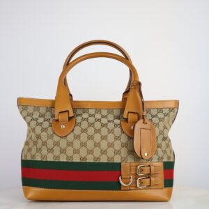 Gucci Camel Ophidia Tote Bag