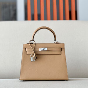 Kelly 25 Epsom Chai (0M) Palladium Hardware