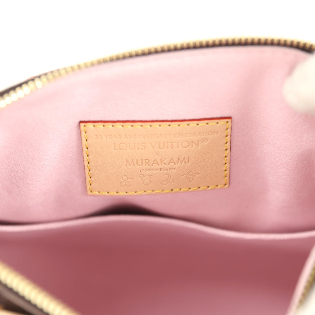 Louis Vuitton X Takashi Murakami Cherry Blossom Speedy 25 Bandouliere Brown Monogram Gold Hardware - Image 10