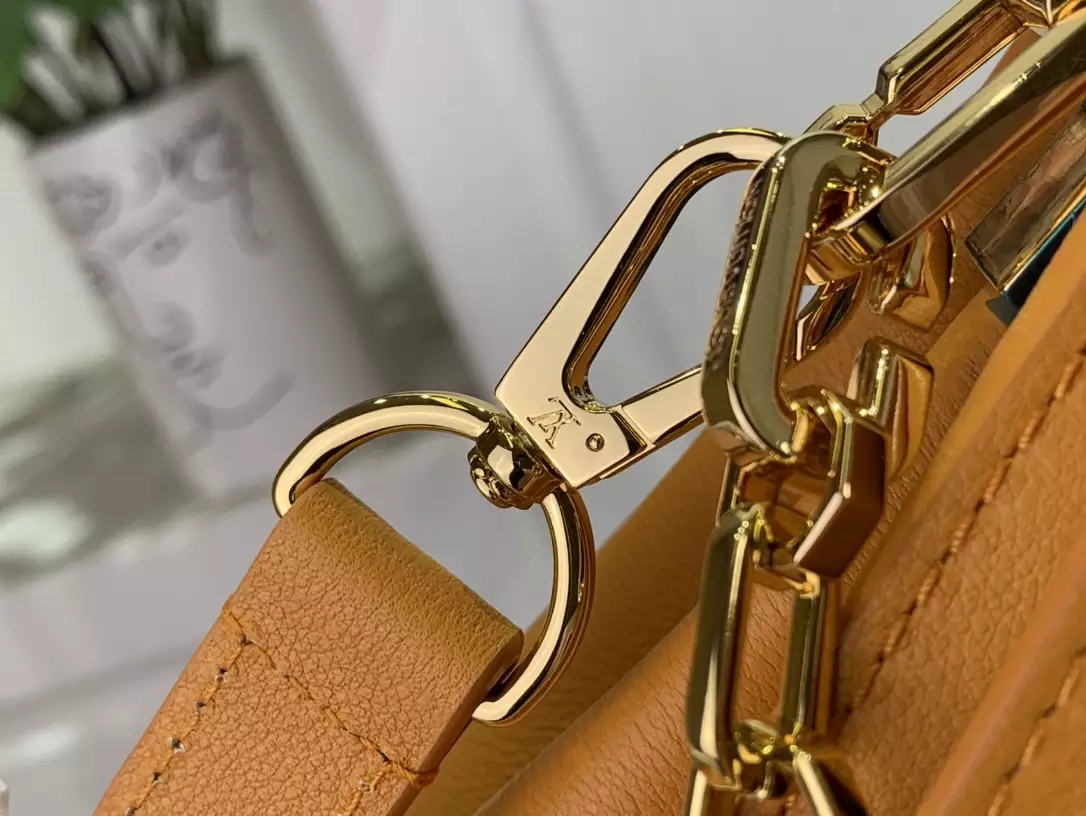 LV Dauphine Soft MM Orange Calfskin - Repbags.ru - Image 7