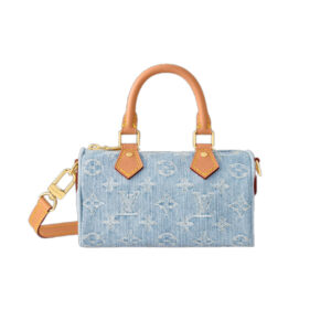 LV Nano Speedy Sky Denim Monogram Denim - Repbags.ru