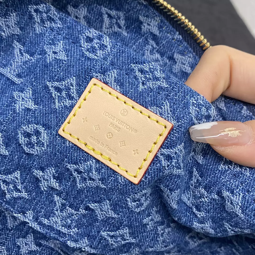 LV Remix Papillon Monogram Denim - Repbags.ru - Image 7