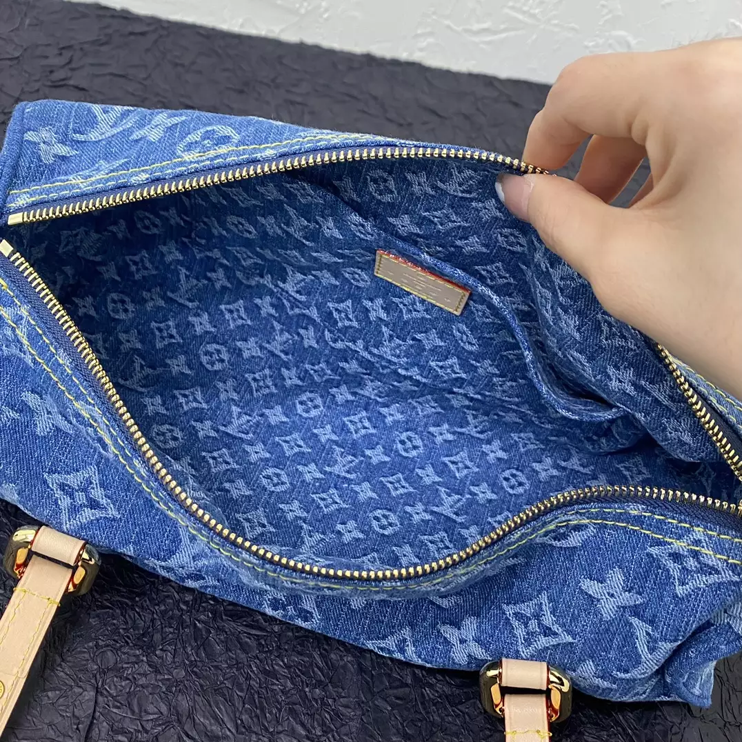 LV Remix Papillon Monogram Denim - Repbags.ru - Image 10