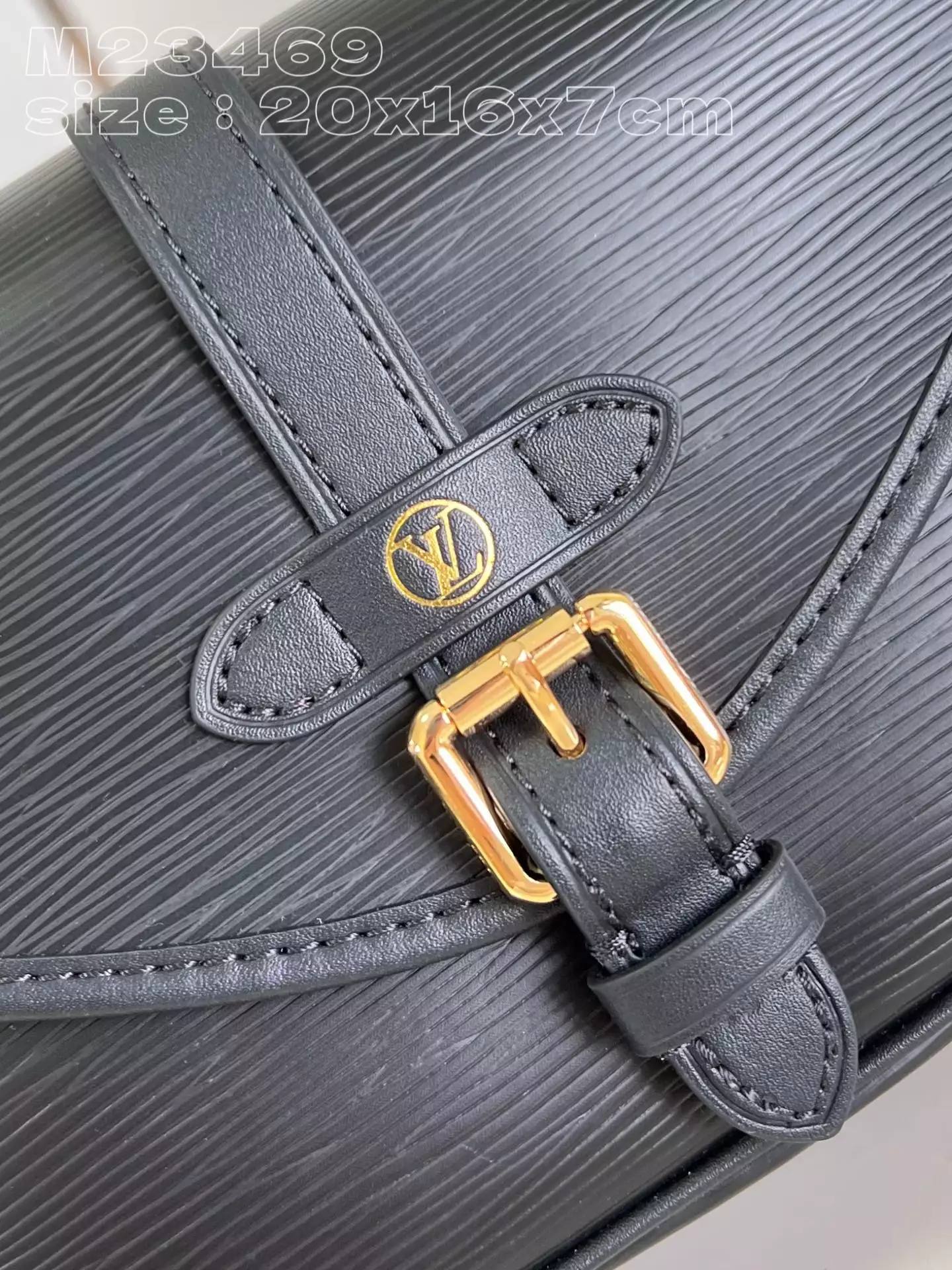 LV Saumur BB Black Leather - Repbags.ru - Image 7