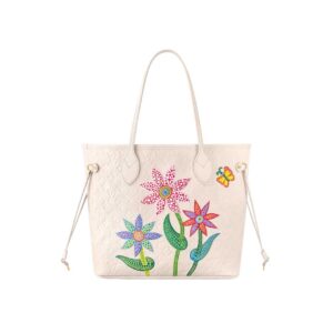 LV x YK Neverfull MM Tote Bag