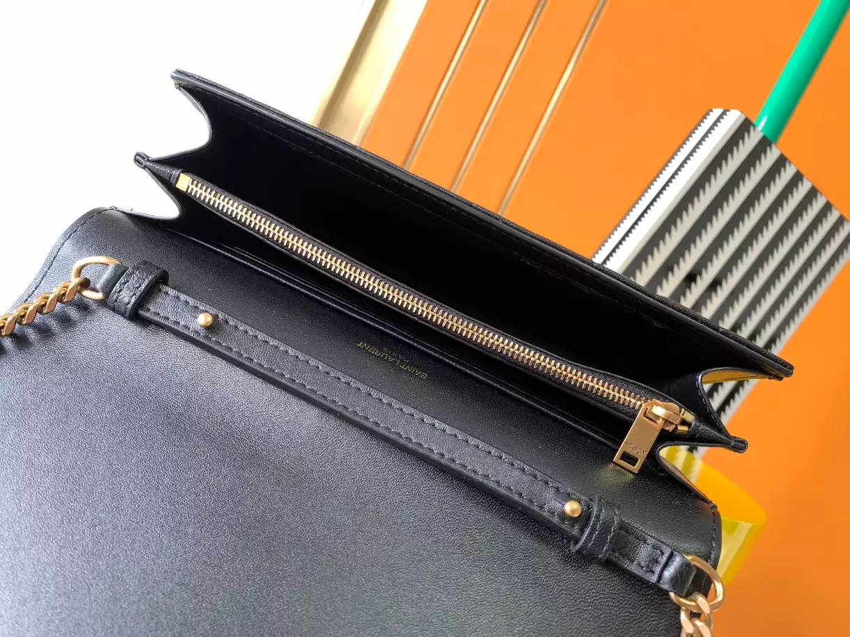 Lambskin Cassandre Chain Wallet - Image 10