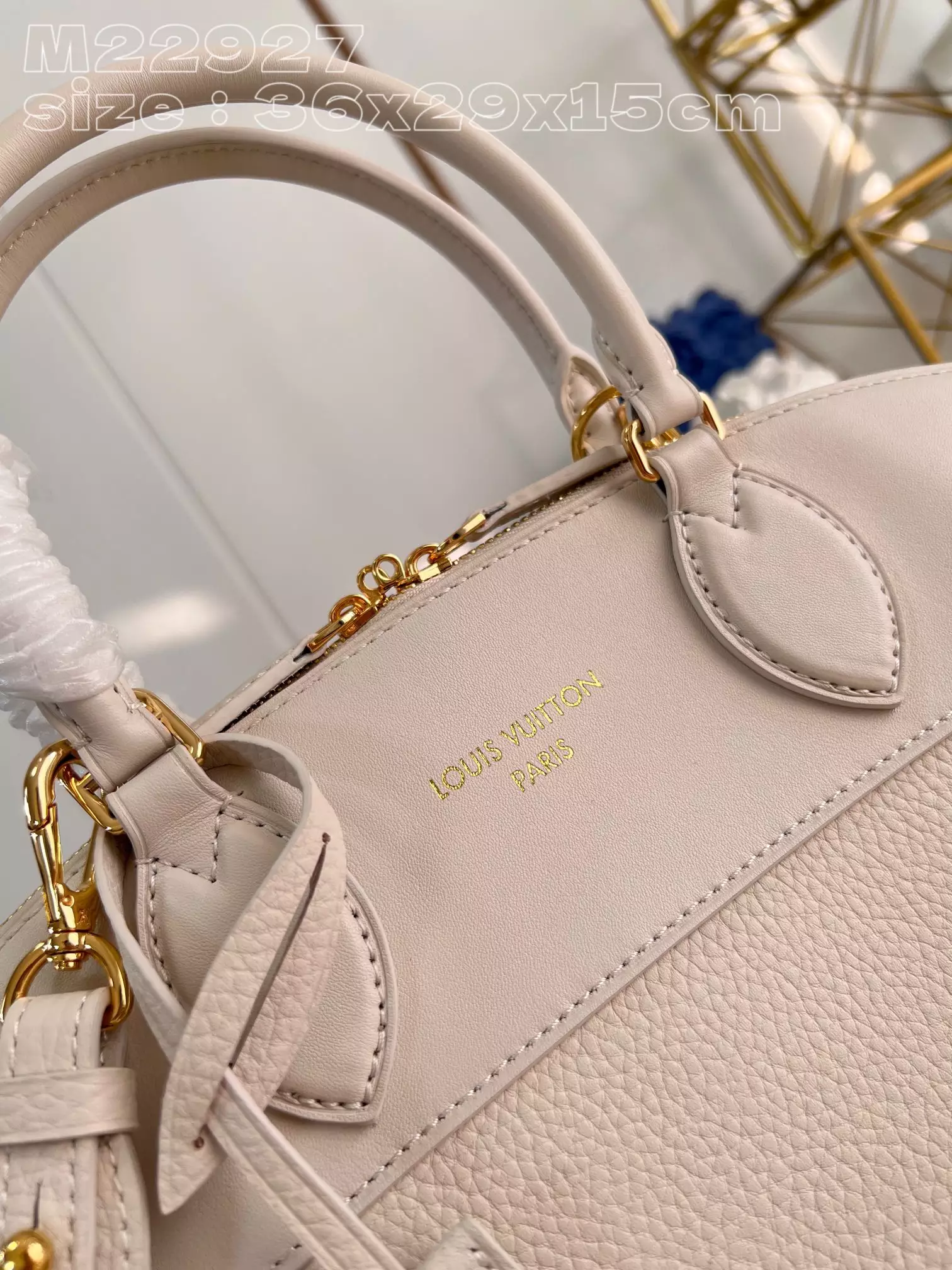 Lock It MM High End Cream Taurillon Leather - Repbags.ru - Image 5