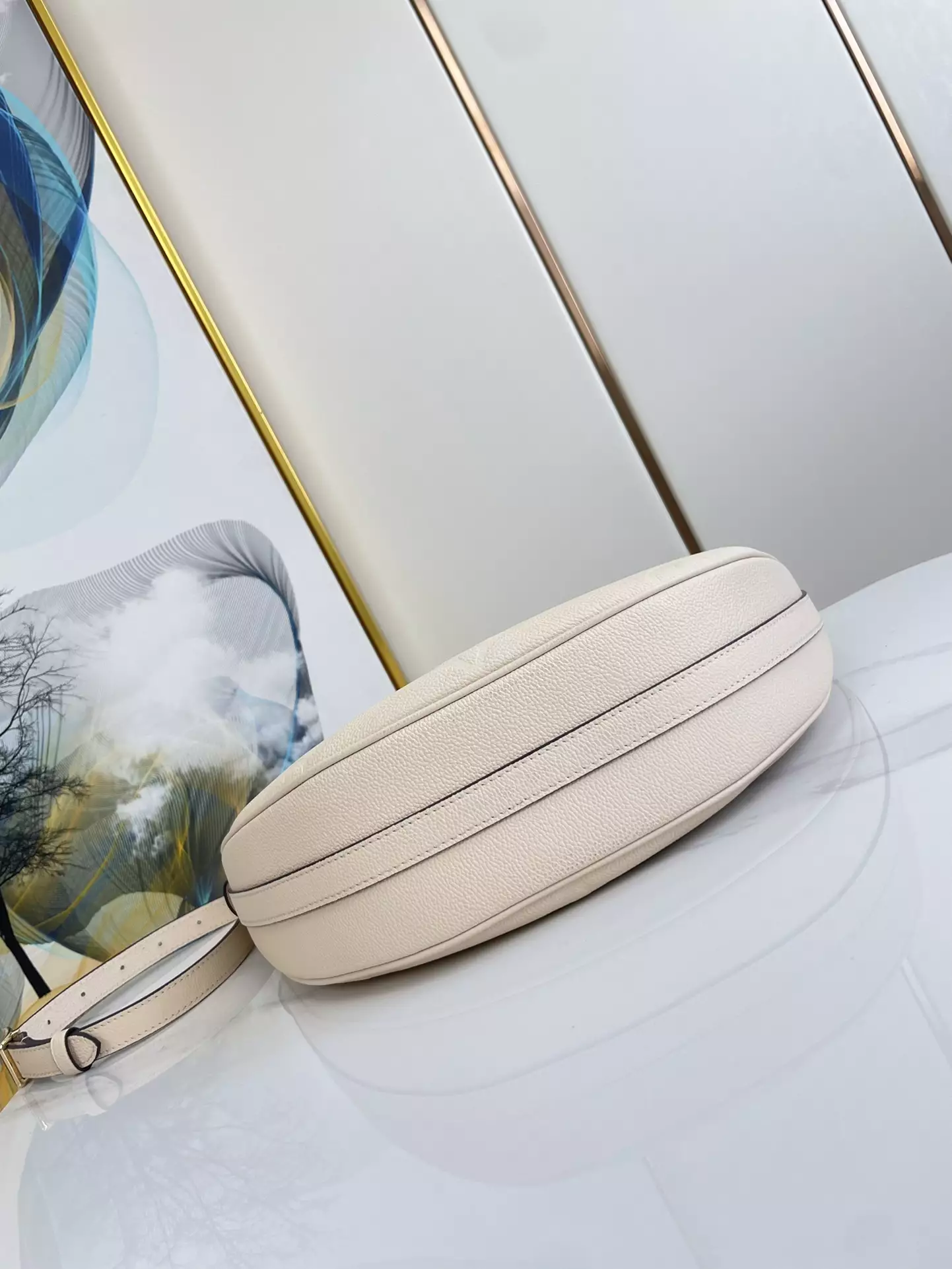 Loop Hobo Monogram Empreinte Creme Leather - Repbags.ru - Image 6