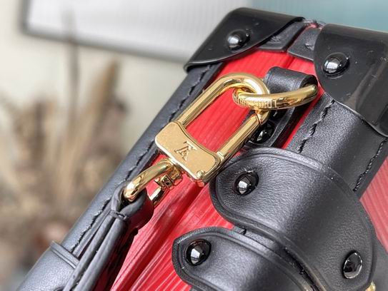 Louis Vuitton Petite Malle Red Interior - Image 10