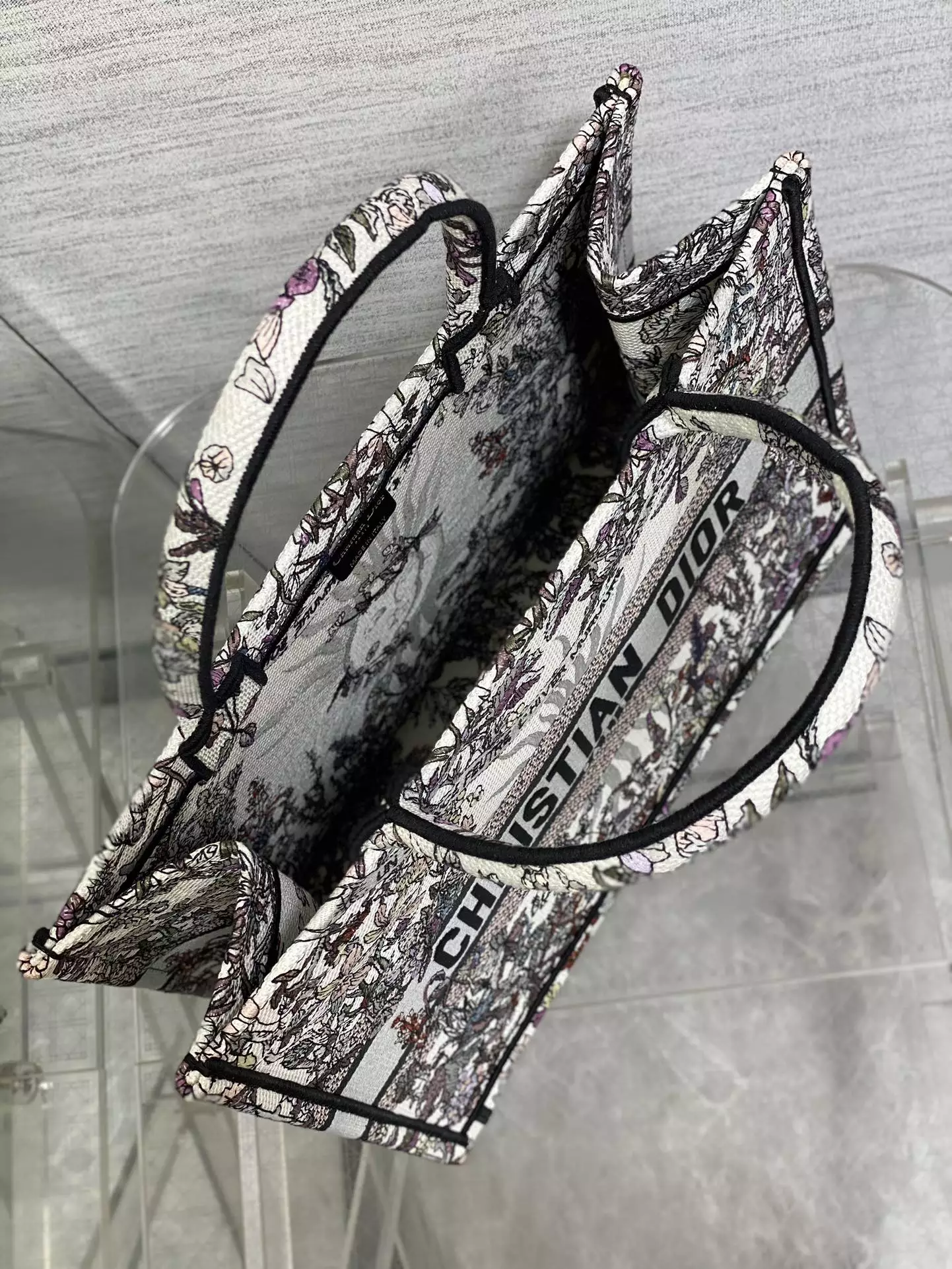 Dior Book Tote Ecru Multicolor Dior 4 Saisons - Repbags.ru - Image 10