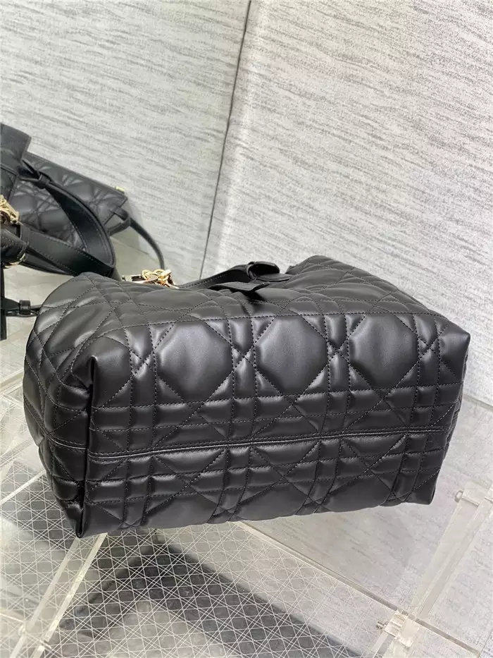 Medium Dior Toujours Bag Black Macrocannage - Repbags.ru - Image 4