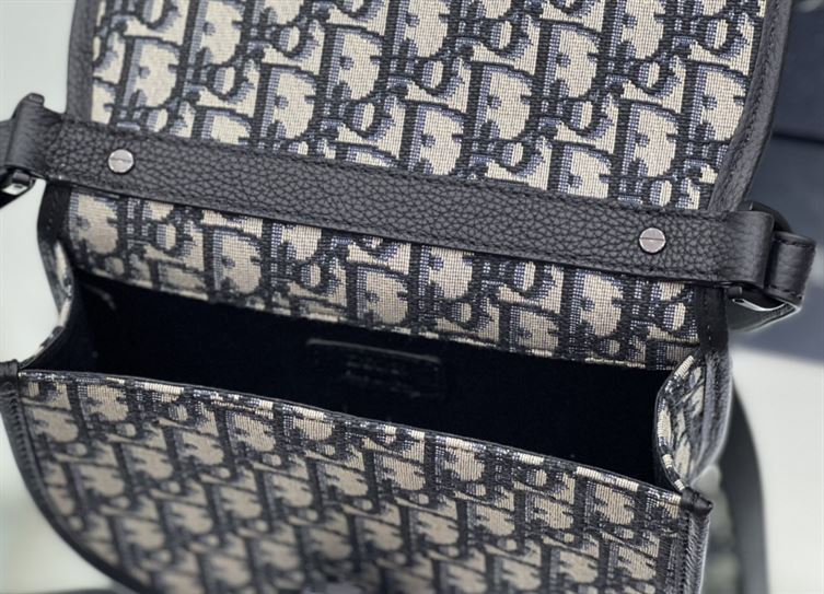 Mini Gallop bag with Strap Beige and Black - DB011 - Image 10