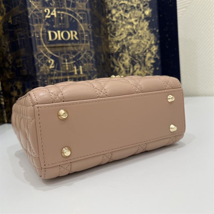 Mini Lady Dior Bag Heritage Pink - Image 6