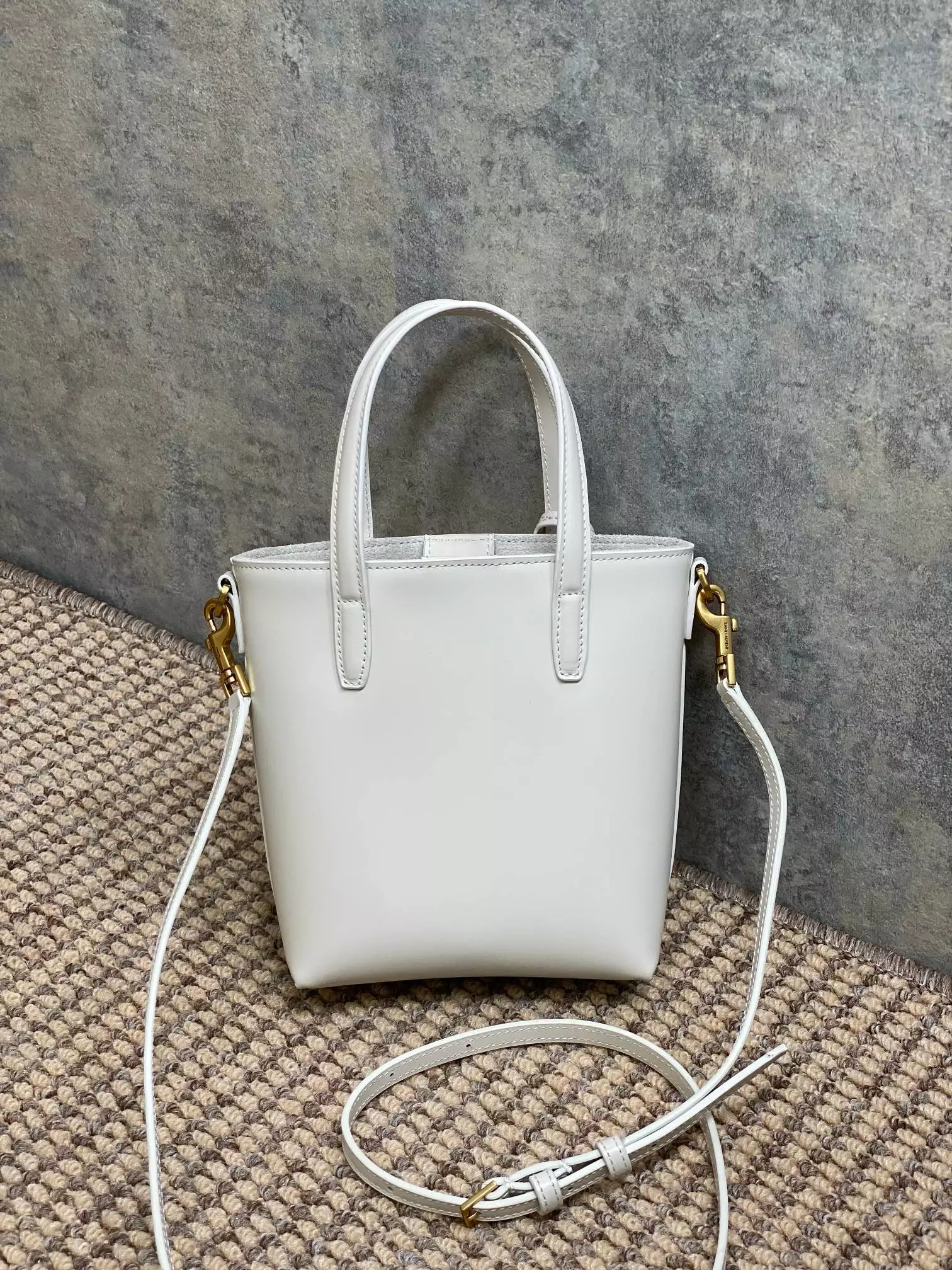 Mini Toy Shopping Saint Laurent in Box Leather - Repbags.ru - Image 8