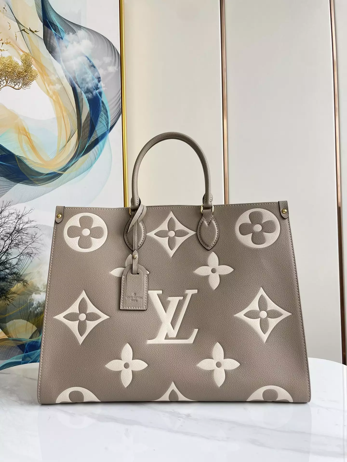 OnTheGo MM Bicolor Monogram Empreinte Leather - Repbags.ru - Image 3