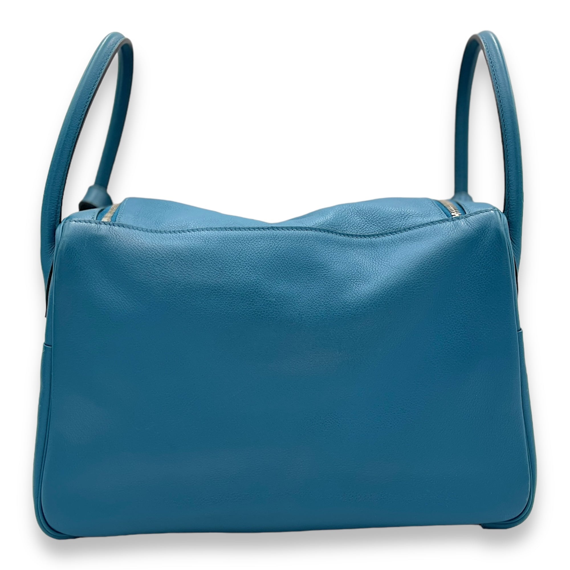 Lindy 34 Bleu Izmir in Evercolor, Palladium hardware - Image 3