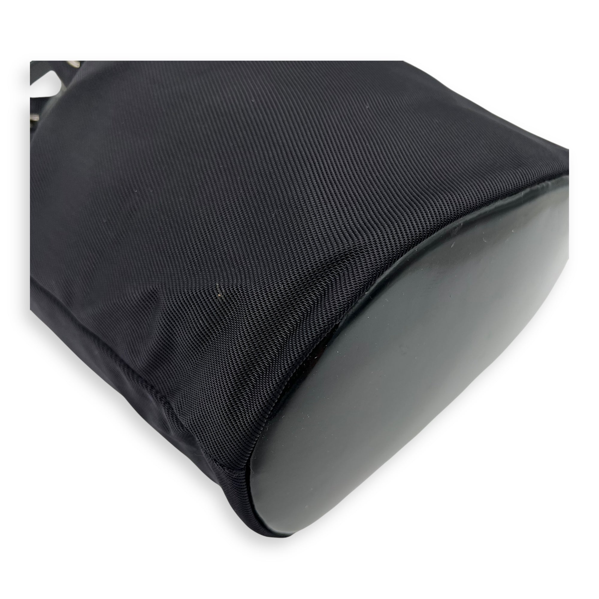 Bamboo Top Handle Bag Black in Calfskin, Gold hardware - Image 8