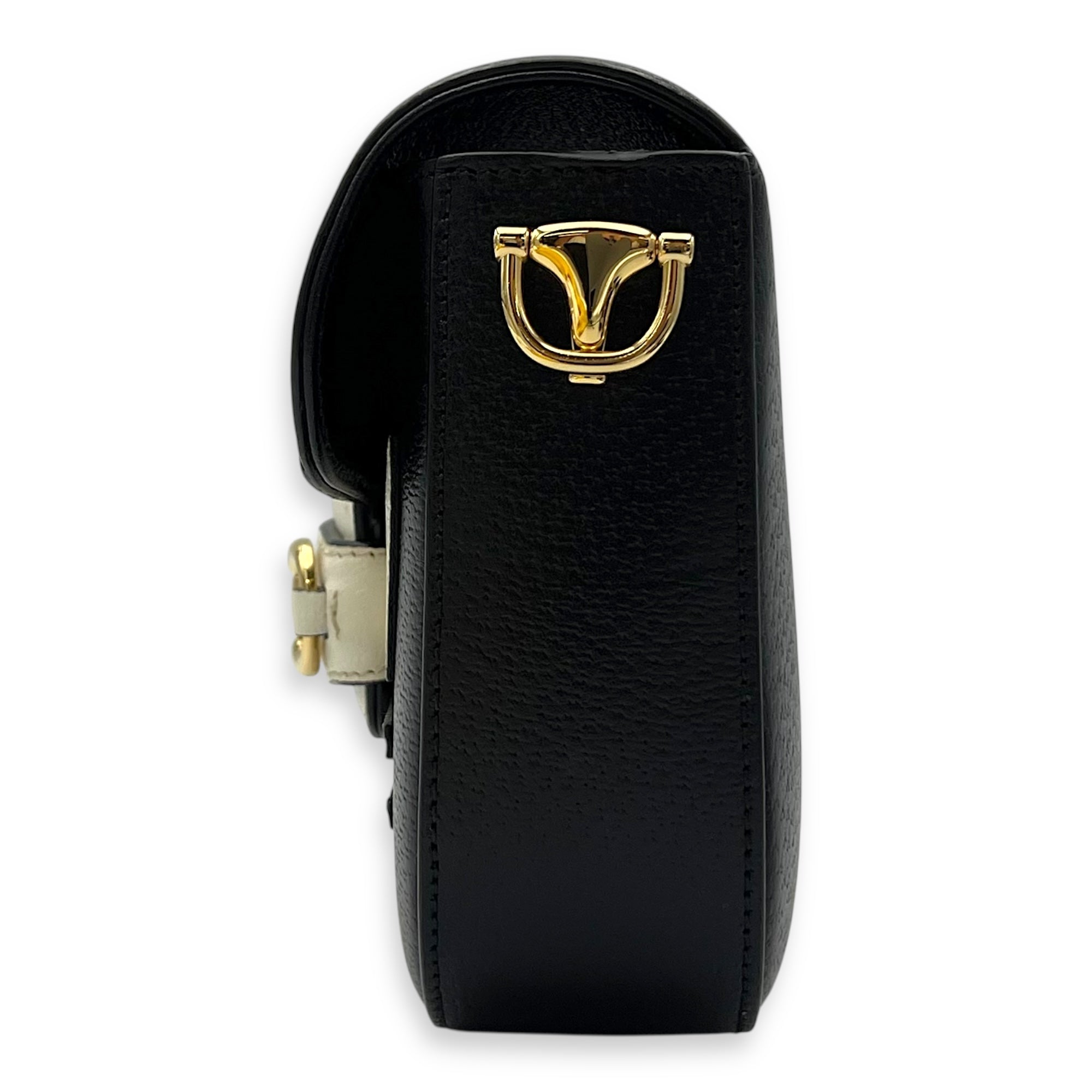 x Adidas Horsebit 1955 Black Shoulder Bag in Pigskin, Gold hardware - Image 5