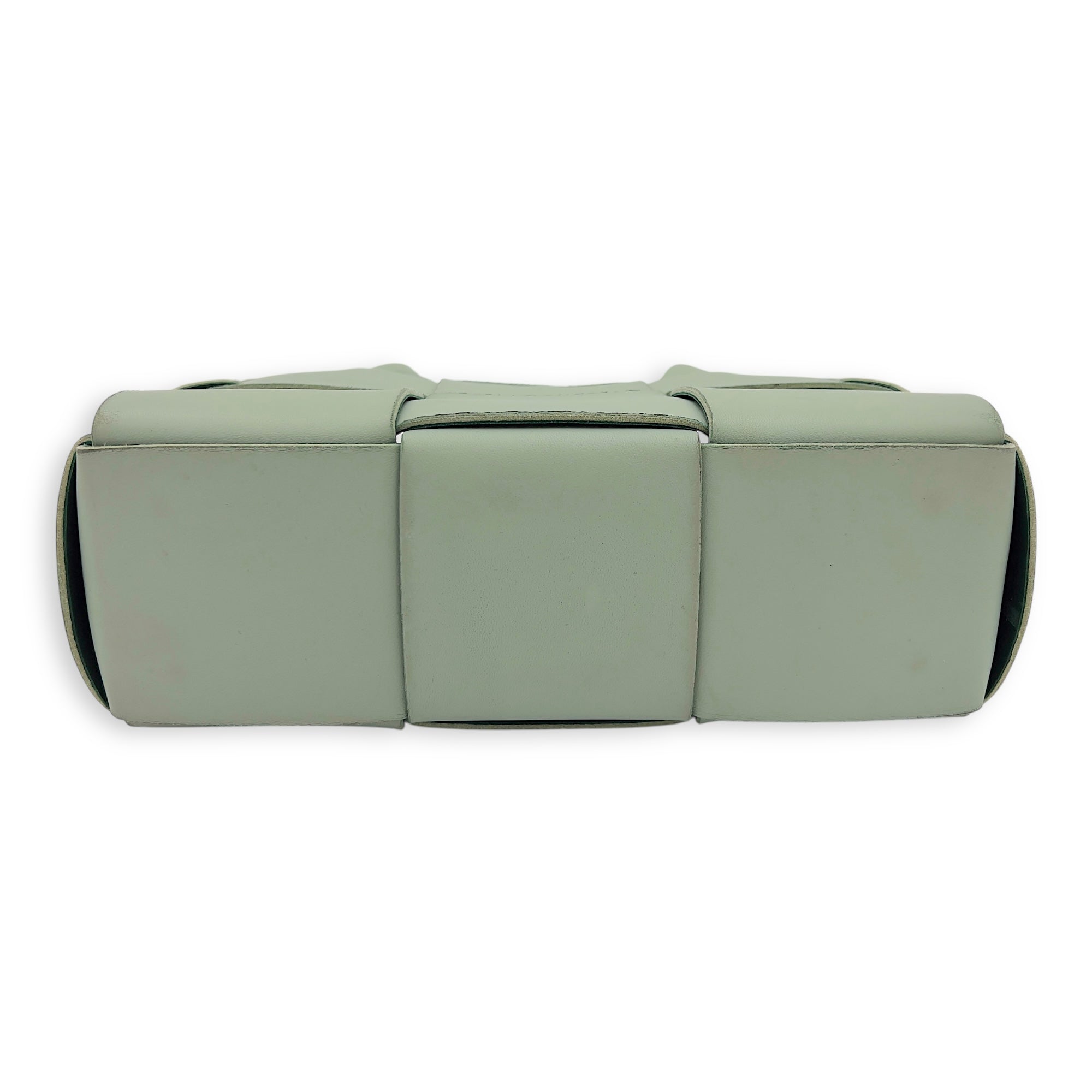 Arco Top Handle Bag Green in Lambskin - Image 6