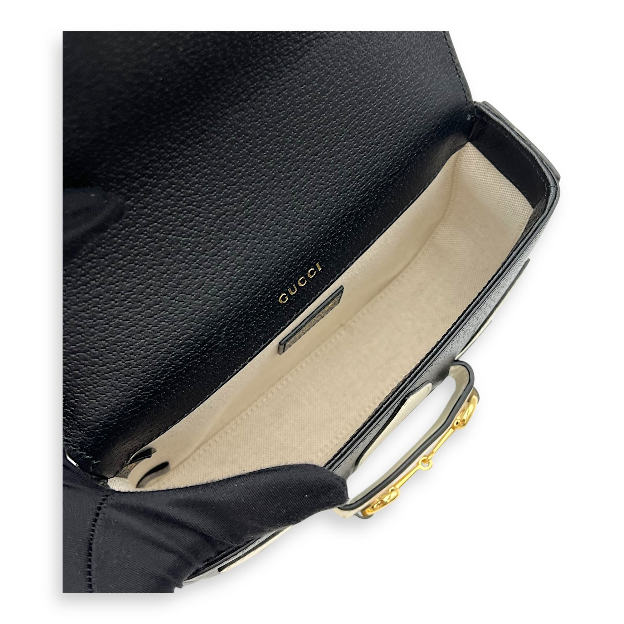 x Adidas Horsebit 1955 Black Shoulder Bag in Pigskin, Gold hardware - Image 11