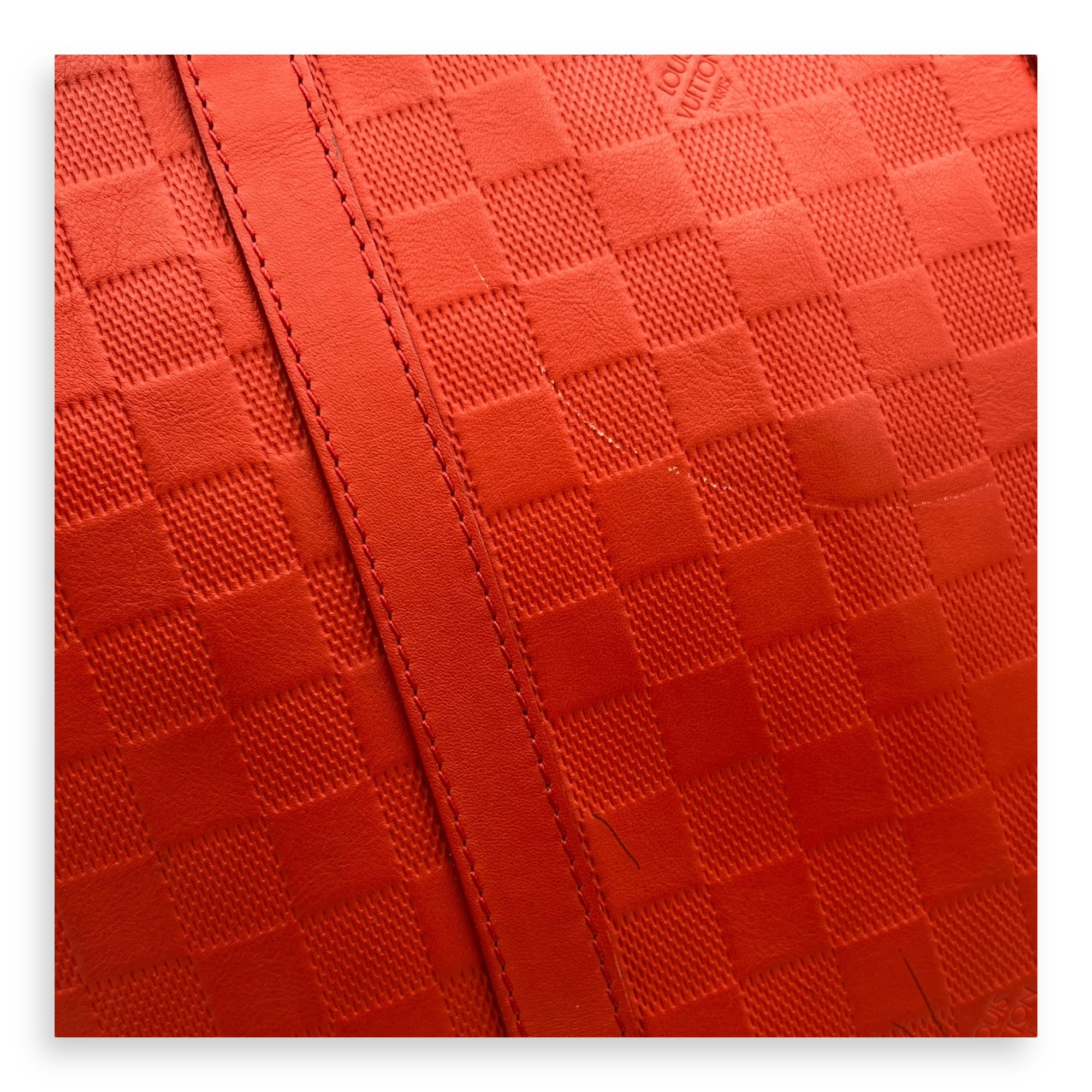 Tadao Top Handle Bag Red in Calfskin, Silver hardware - Image 12