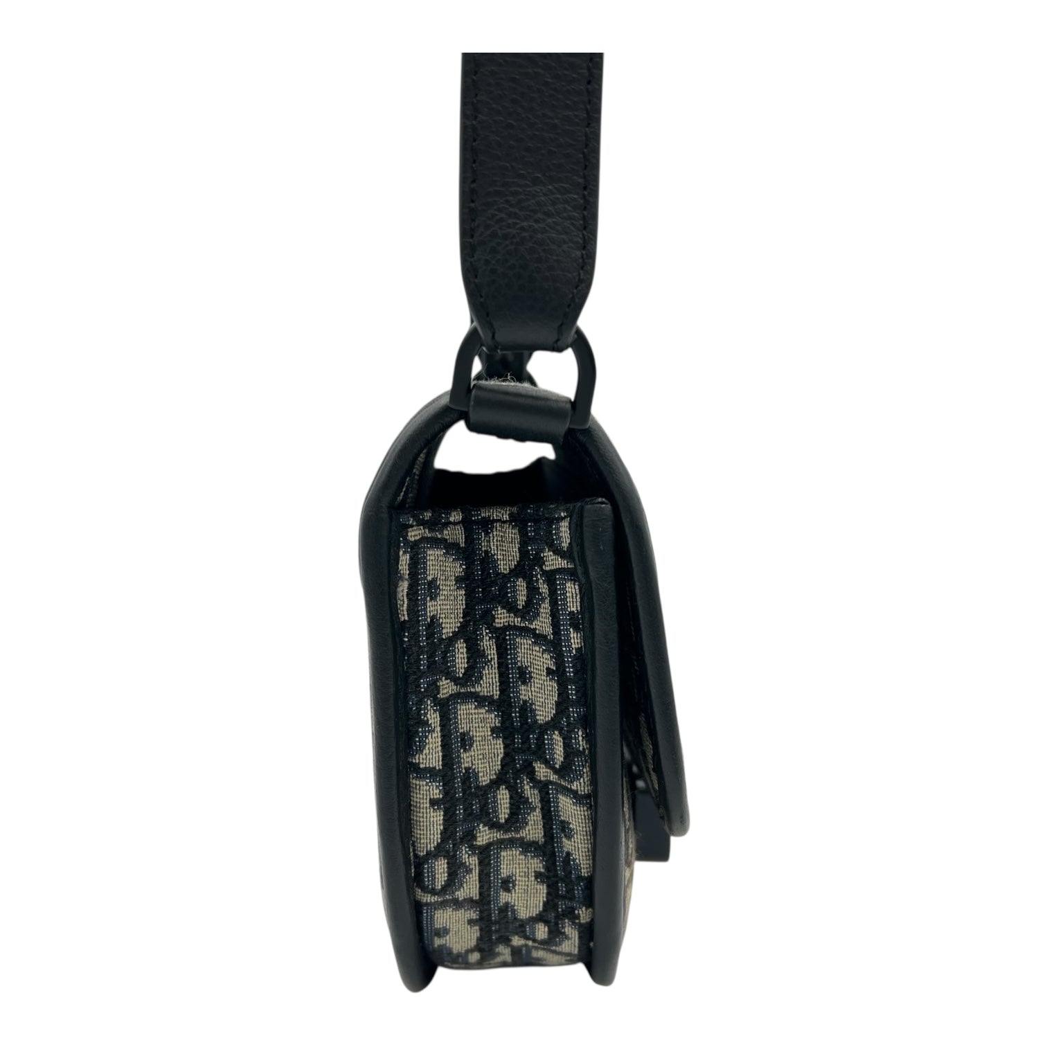 Gallop Crossbody Bag Small Blue in Canvas, Black hardware - Image 4