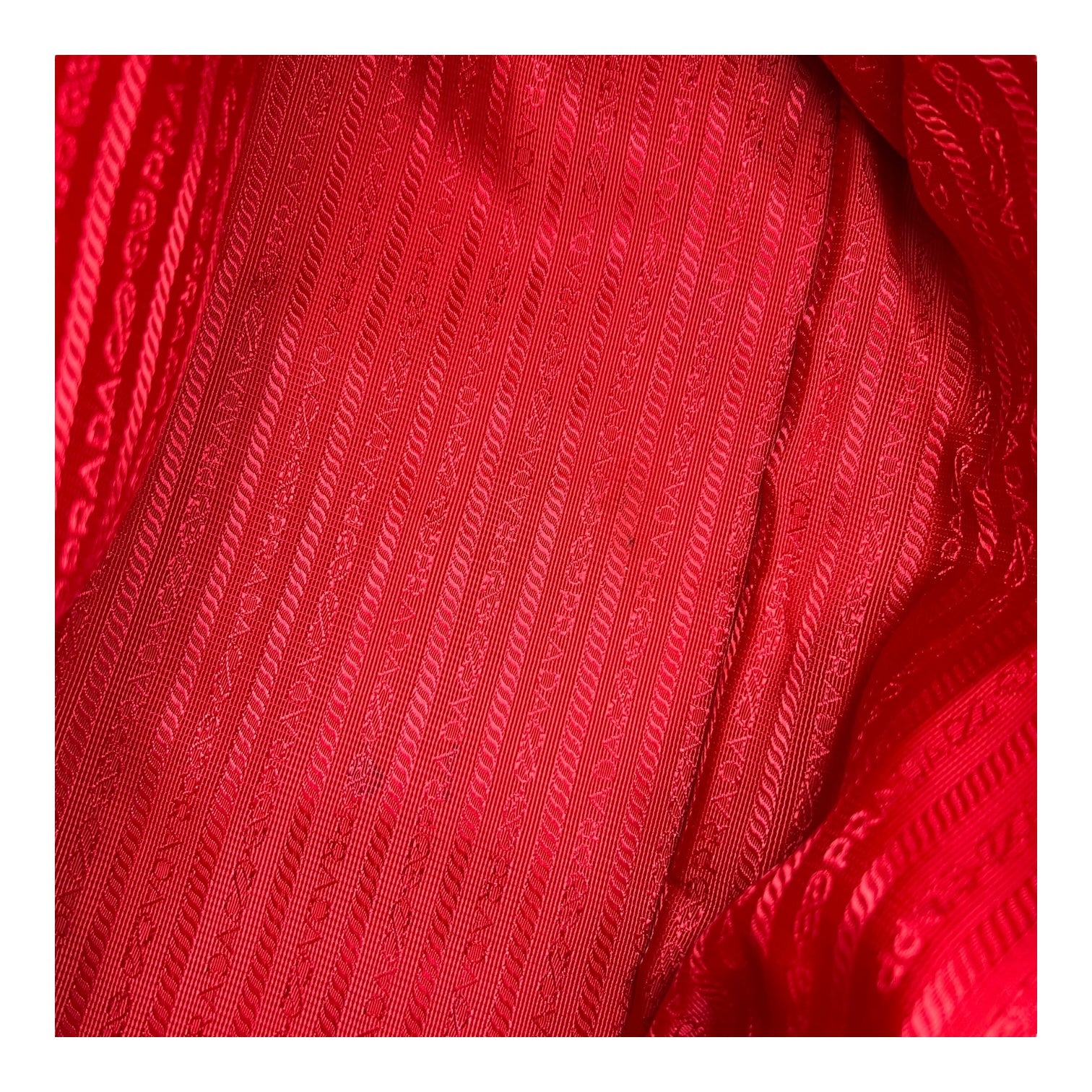 Logo Top Handle Bag Red in Calfskin, Gold hardware - Image 8