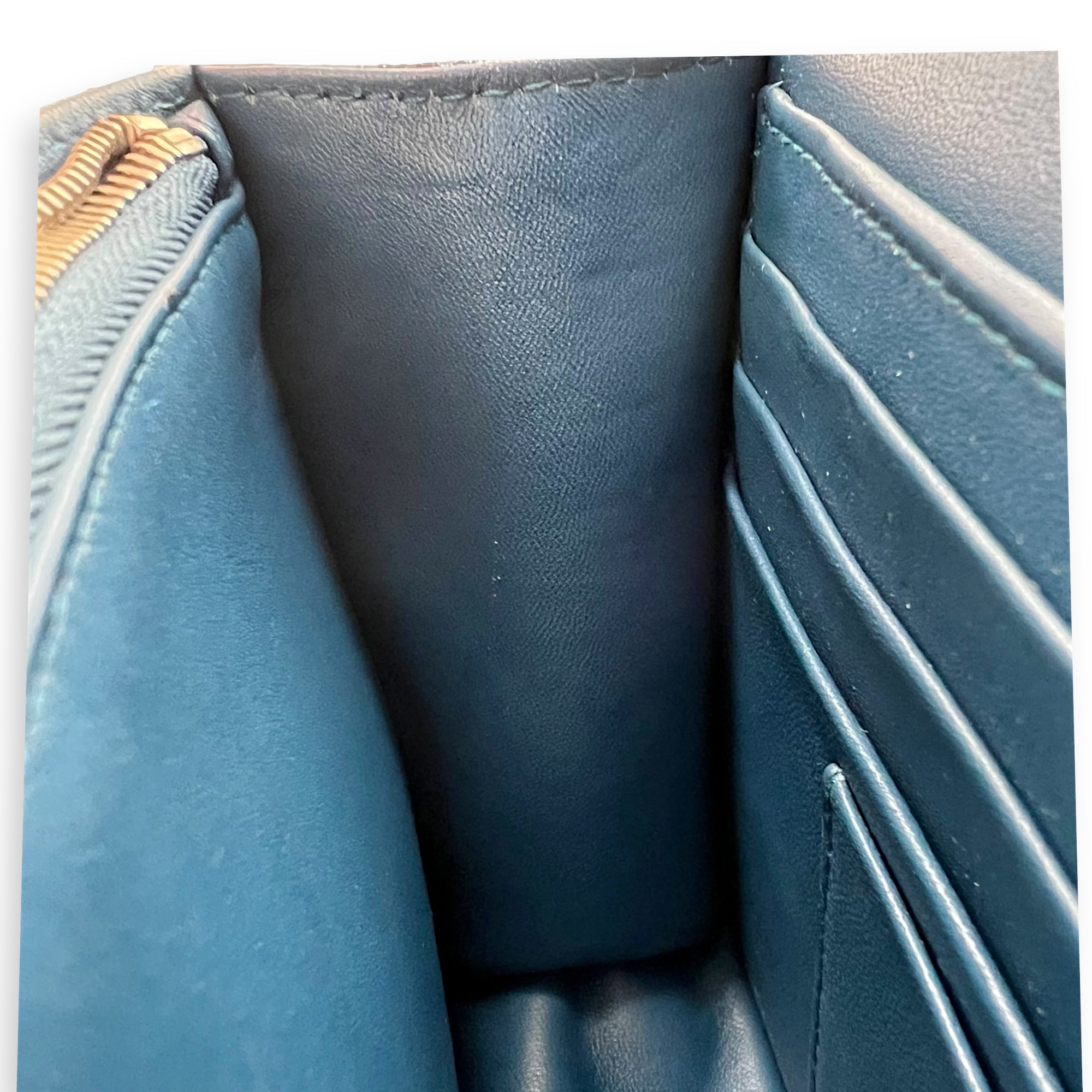 Miss Dior Wallet On Chain Multi-colour in Calfskin, Silver hardware - Image 16