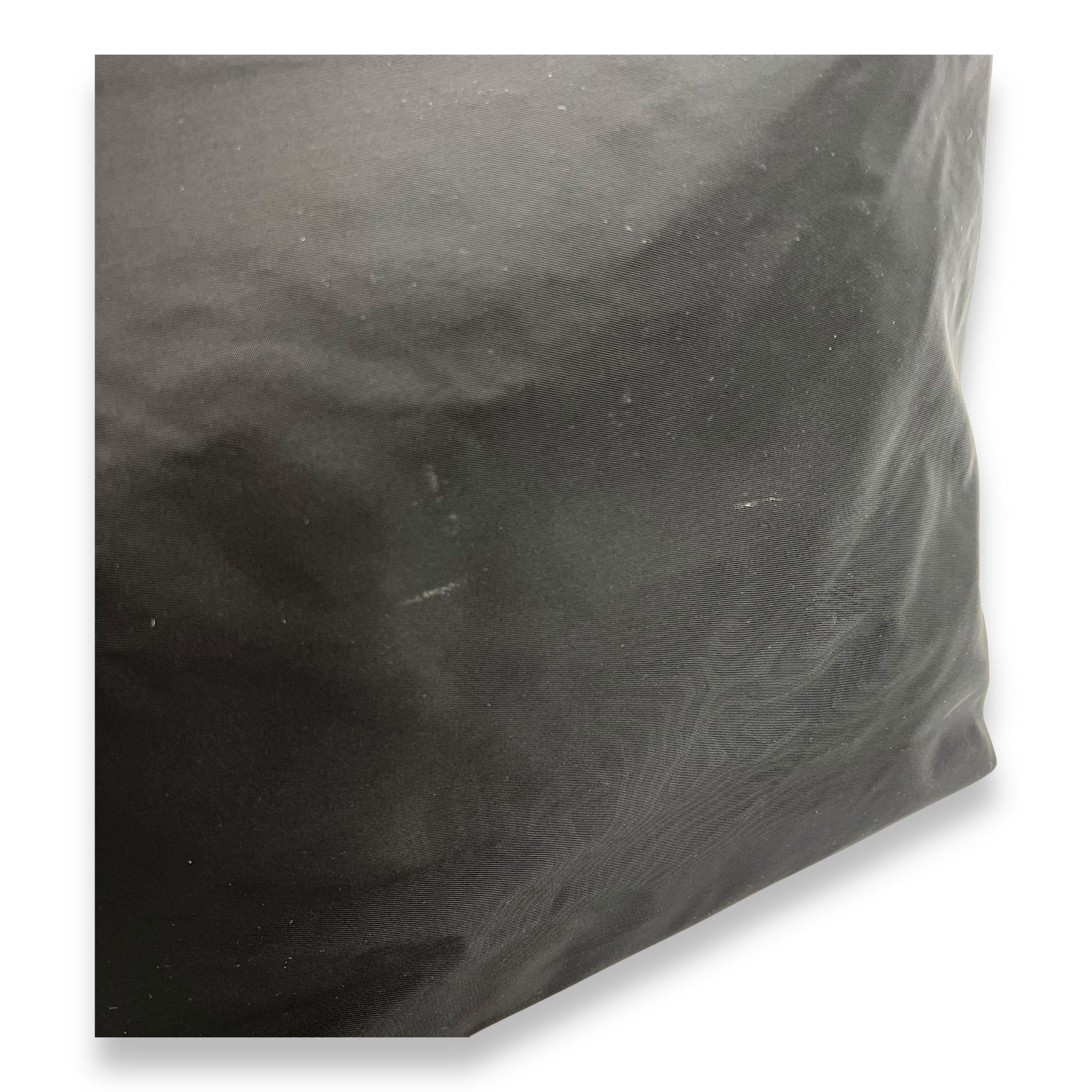 Logo Top Handle Bag Black in Nylon, Silver hardware - Image 8