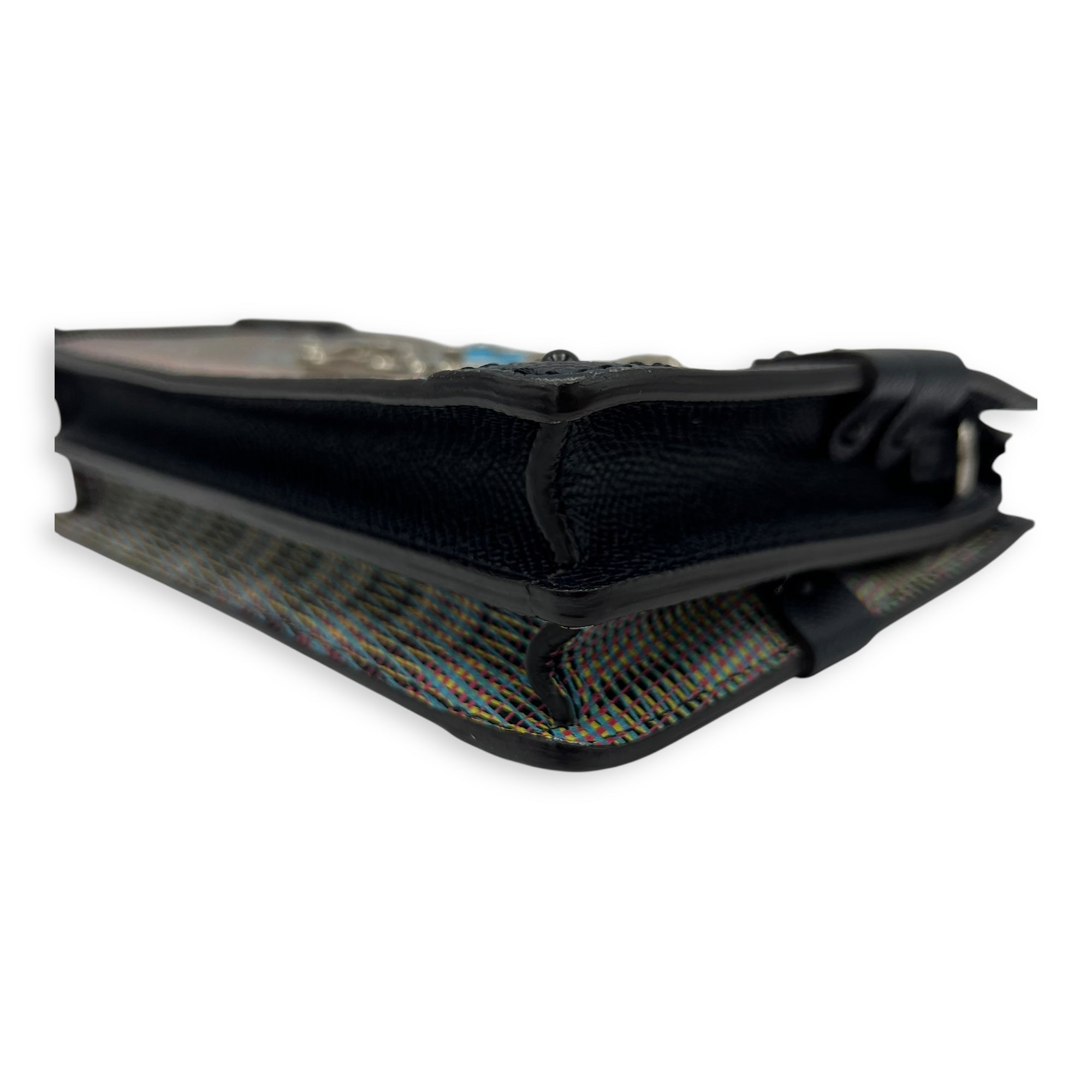 Trunk Clutch Crossbody Bag in Monogram Calfskin, Silver hardware - Image 10