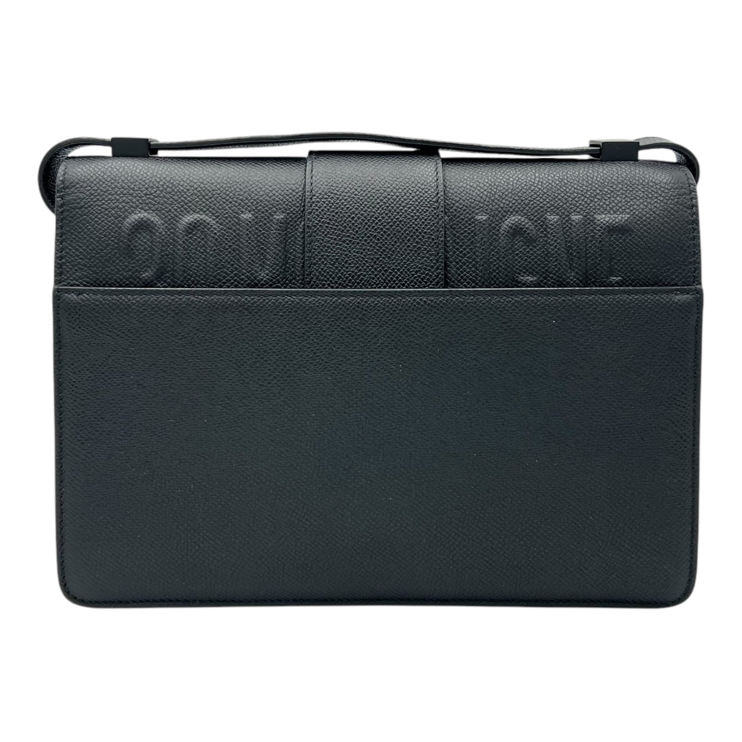 30 Montaigne Shoulder Bag Black in Calfskin, Lacquered Metal hardware - Image 3
