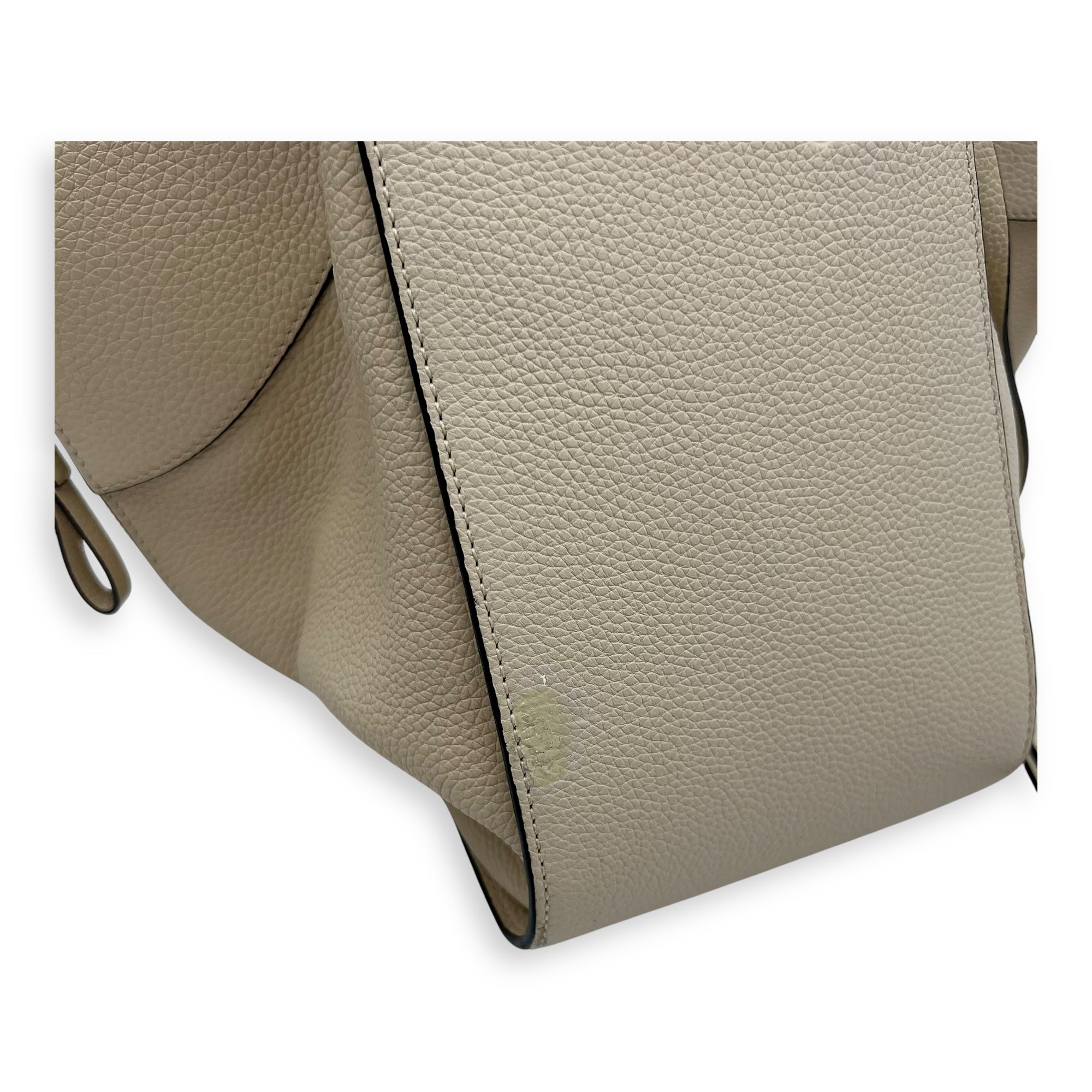 Hammock Small Beige Shoulder Bag in Calfskin, Gold hardware - Image 14