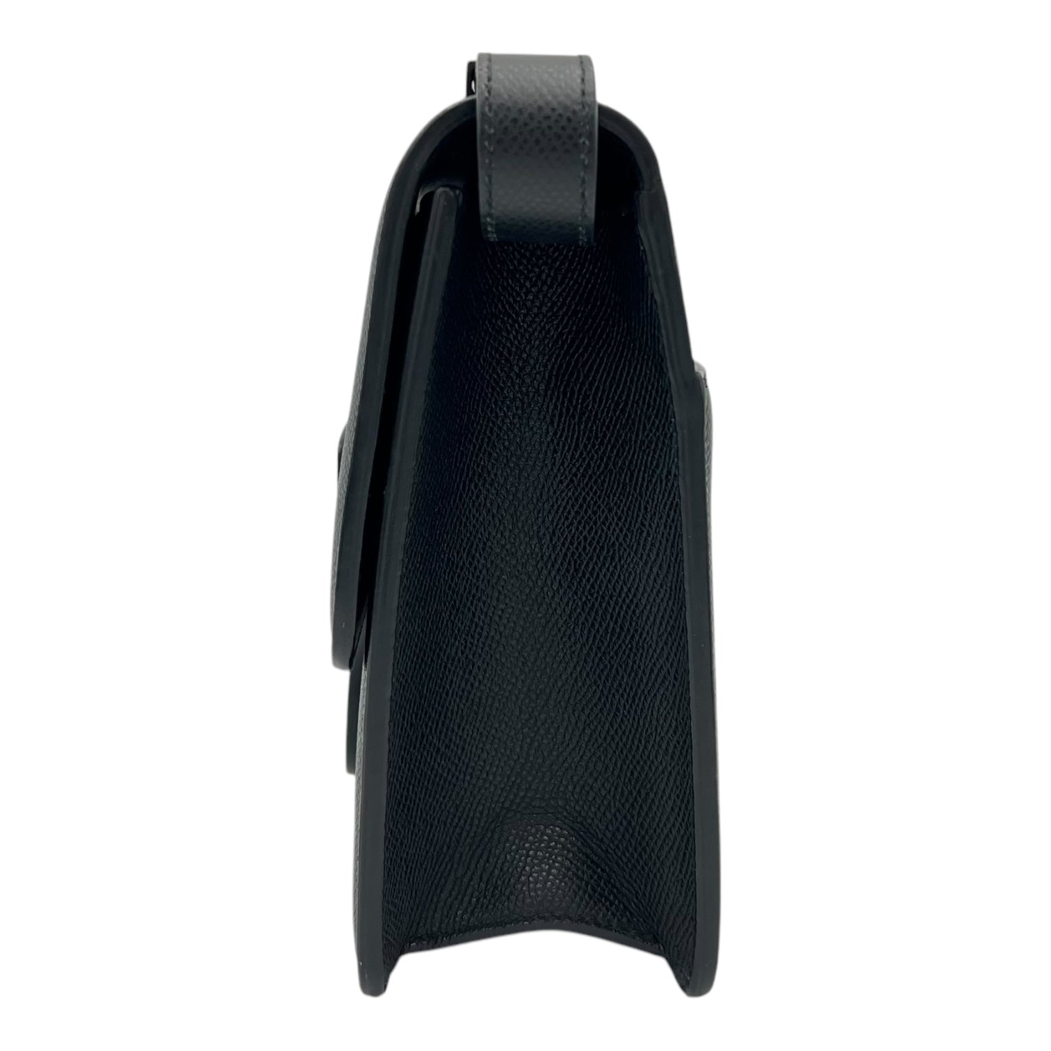 30 Montaigne Shoulder Bag Black in Calfskin, Lacquered Metal hardware - Image 5