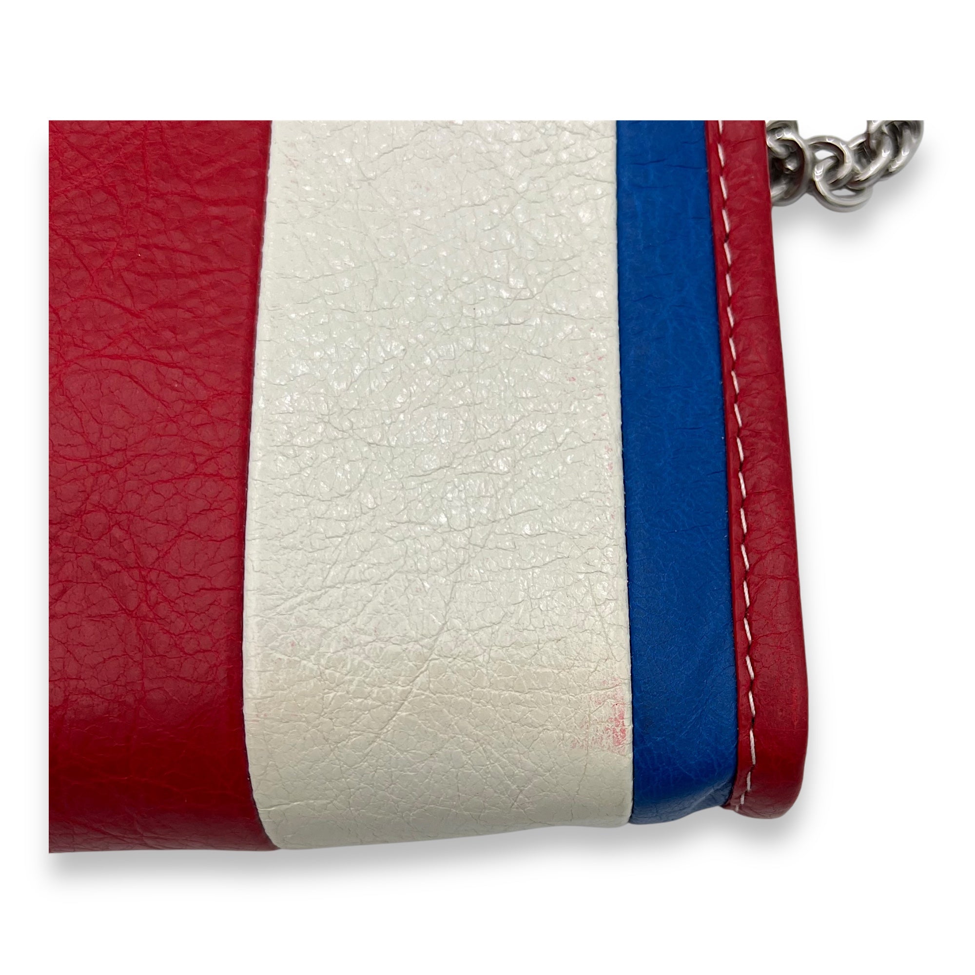 Bazar Crossbody Bag Multi-colour in Calfskin, Silver hardware - Image 8