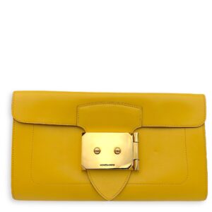 Goodlock Soleil Clutch in Swift, Gold hardware