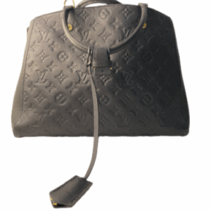 Louis Vuitton Black Montaigne Empreinte Tote Bag