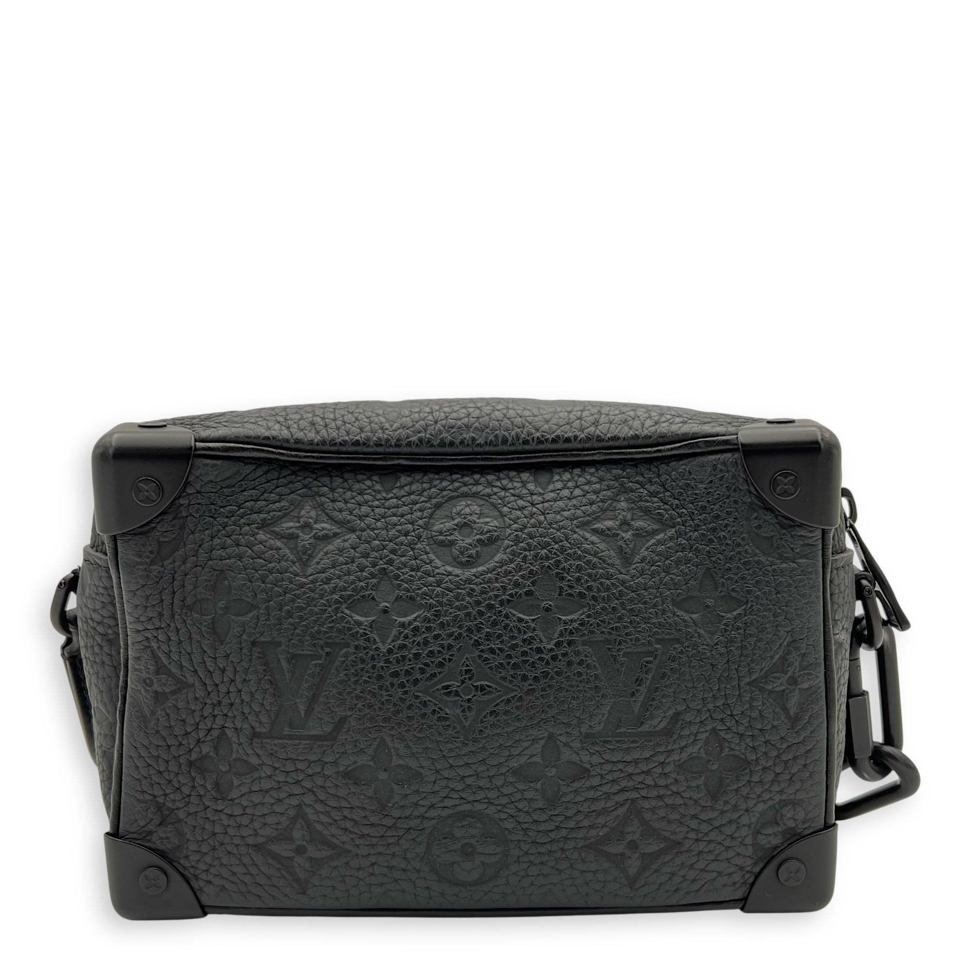 Soft Trunk Crossbody Bag Black in Monogram Empreinte Leather, Lacquered Metal hardware - Image 3