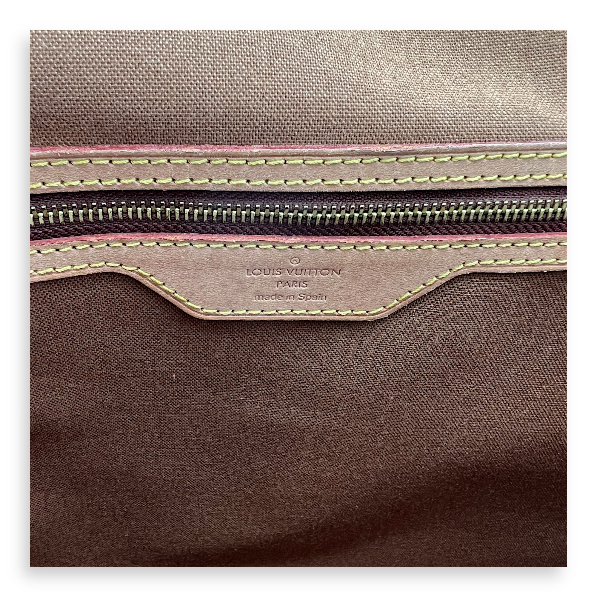 Valmy GM Brown Messenger in Monogram Coated Canvas, Gold hardware - Image 15