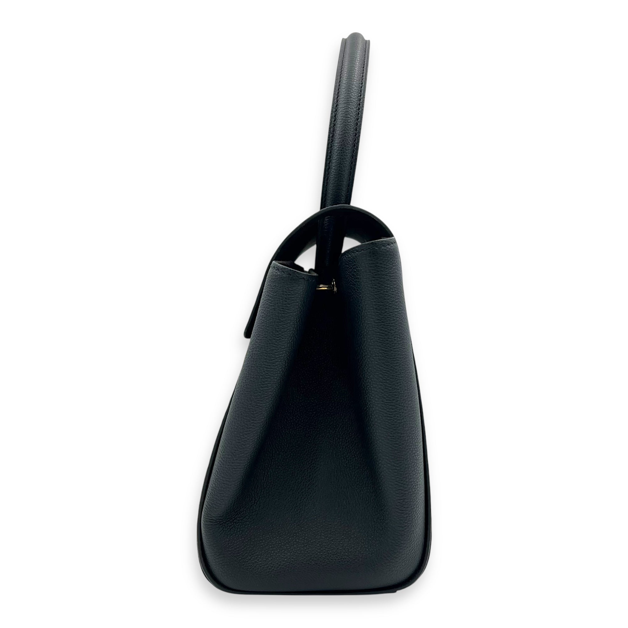 Trocadero Shoulder Bag Black in Empreinte Leather, Gold hardware - Image 5