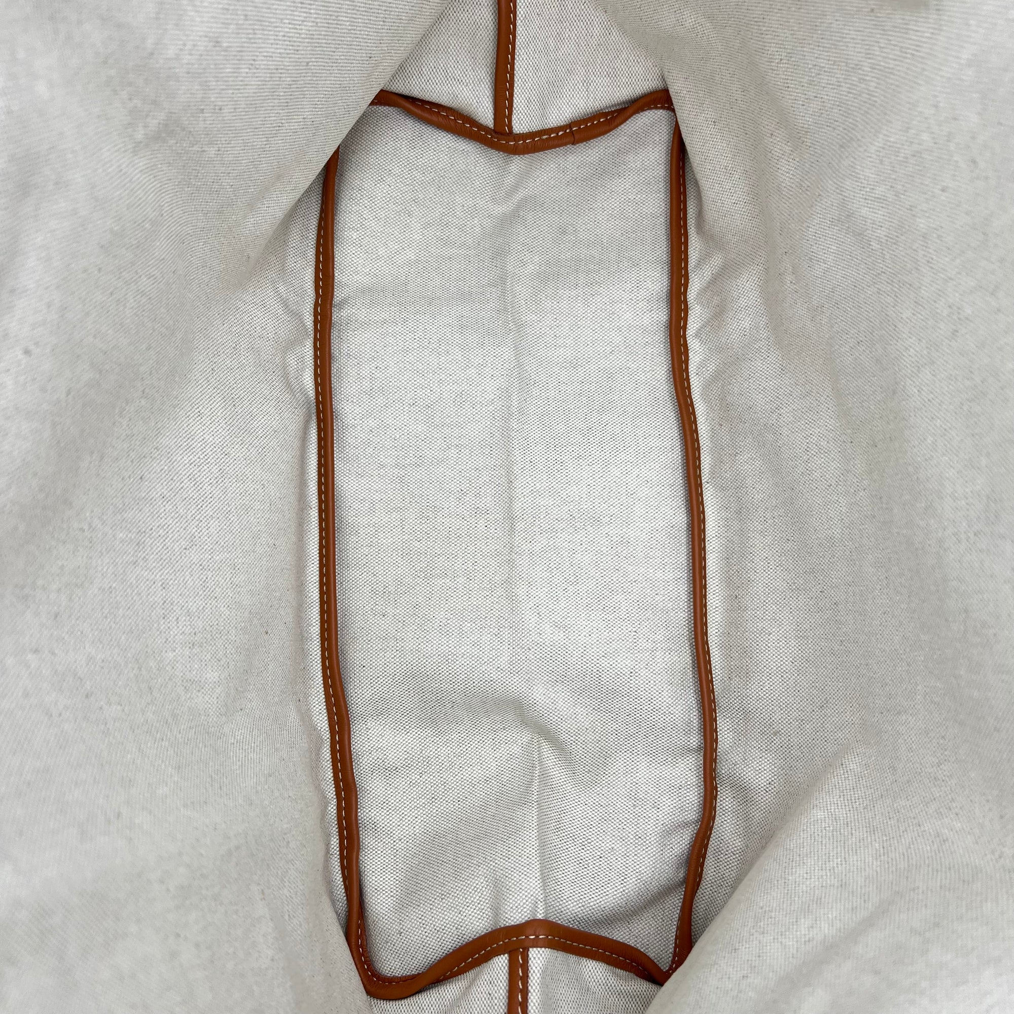 Saint Louis PM Brown Tote Bag in Coated Canvas, Silver hardware - Image 11