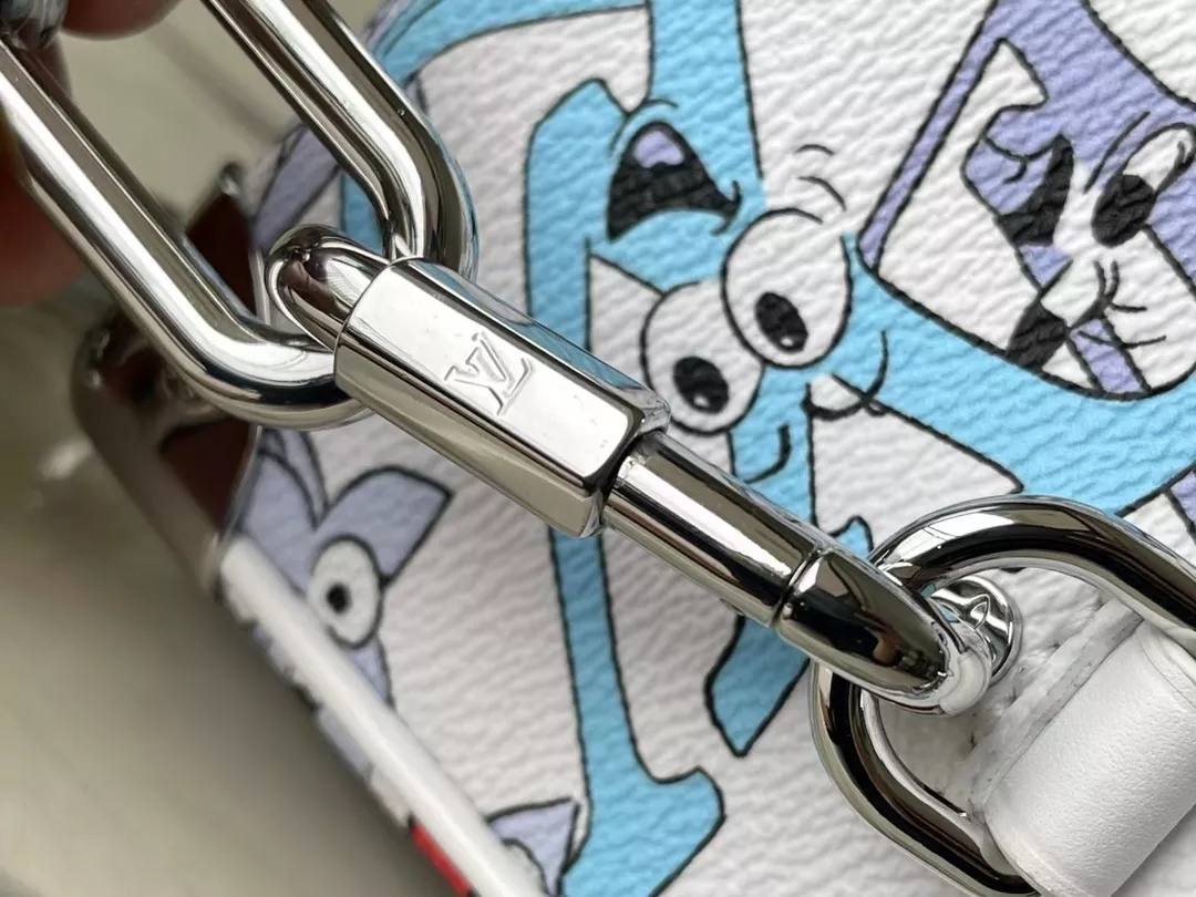 Mini Soft Trunk Monogram Comic Canvas Bag - ReplicaBags.is - Image 7