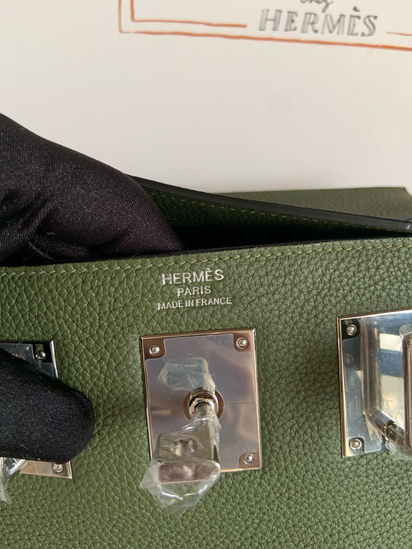 Hermes Hac a Dos PM Backpack in Canopee Clemence Leather - Image 9