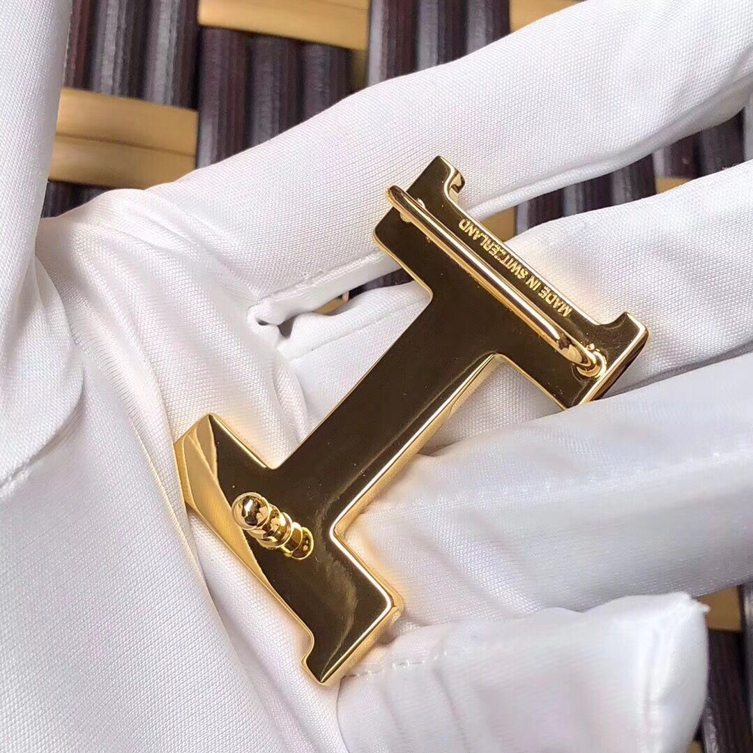 Hermes Mini Constance 24mm Reversible Belt Black/Gold - Image 6