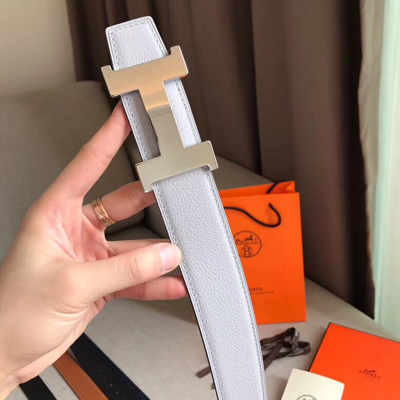 Hermes Constance Belt Buckle & Perle Clemence 38 MM Strap - Image 8