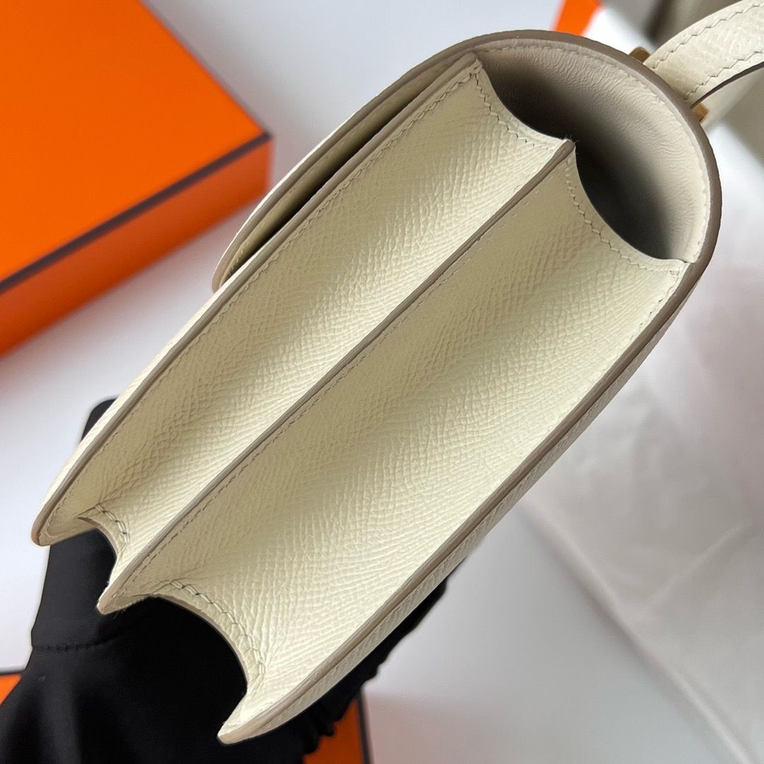 Hermes Constance 1-18 Mirror Bag In Nata Epsom Calfskin - Image 5