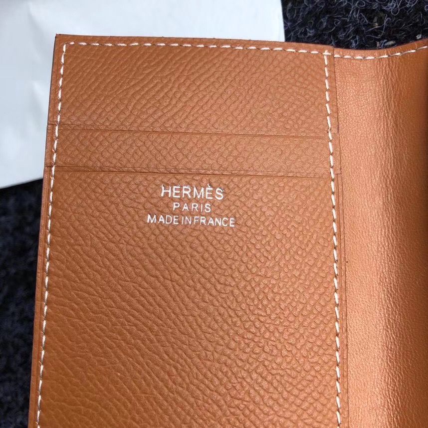 Hermes MC² Euclide Card Holder In Gold Epsom Leather - Image 4