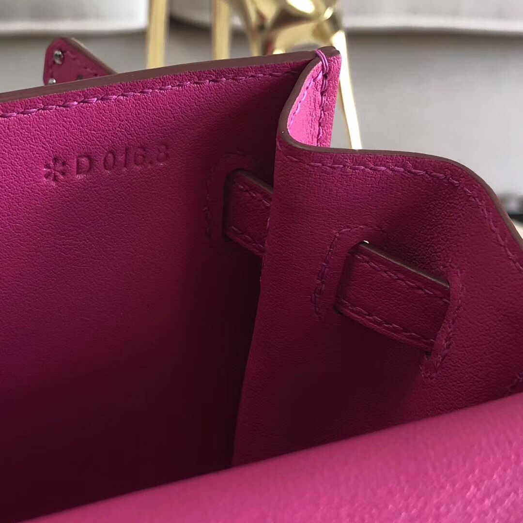 Hermes Kelly Danse Handmade Bag In Magnolia Swift Leather - Image 8