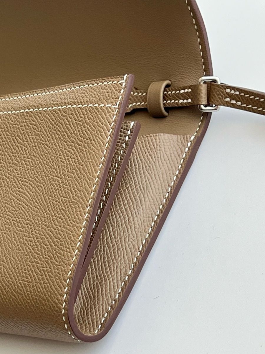 Hermes Constance To Go Wallet in Taupe Epsom Calfskin - Image 6